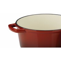 kela Bräter Calido rotes Gusseisen - ca. 4,6 Liter