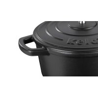kela Bräter Calido schwarzes Gusseisen - ca. 2,5 Liter