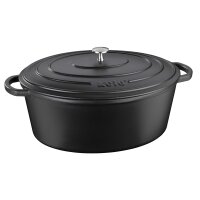 kela Bräter Calido schwarzes Gusseisen - ca. 9,3 Liter
