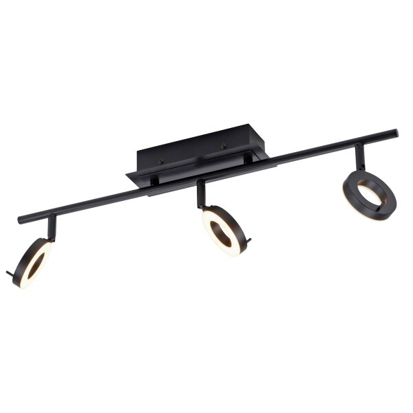 Paul Neuhaus Deckenstrahler Sileda anthrazitfarbenes Metall - Länge ca. 67 cm