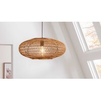 TRIO Leuchten Serie Hedda - Hängelampe Sisal -...