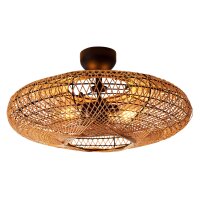 TRIO Leuchten Serie Hedda - Deckenleuchte Sisal - Durchmesser ca. 52 cm