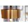 Interliving Leuchten Serie 9333 - Hängeleuchte Rauchglas & Messing – Länge ca. 110 cm