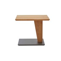 vierhaus Lift-Couchtisch Wildeiche & Marmara Nero - ca. 55 x 47 cm