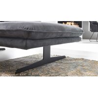 W.SCHILLIG Polsterserie Broadway - Ecksofa elephantgrauer Bezug V52 23 - Stellfläche ca. 291 x 164 cm