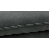 W.SCHILLIG Polsterserie Broadway - XXL-Hocker elephantgrauer Bezug V52 23 - ca. 140 x 71 cm