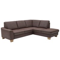 Modulmaster MM-ZE1037 - Ecksofa moccafarbene Mikrofaser...