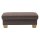 Modulmaster MM-ZE1037 - XXL-Hocker moccafarbene Mikrofaser Taurus - ca. 130 x 65 cm