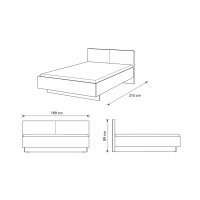 Interliving Schlafzimmer Serie 1026 – Komplettzimmer Champagner & Eiche bianco - vierteilig