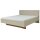 Interliving Schlafzimmer Serie 1026 – Bettgestell Champagner & Eiche bianco - Liegefläche ca. 180 x 200 cm