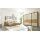 Interliving Schlafzimmer Serie 1027 – Komplettzimmer Eiche bianco & Champagner - vierteilig