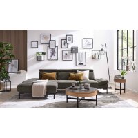 Interliving Sofa Serie 4254 – Ecksofa jagdgrüner Bezug Mito 156 – Stellfläche ca. 185 x 300 cm