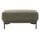 Interliving Sofa Serie 4254 – Polsterhocker jagdgrüner Bezug Mito 156 & schwarze Metallfüße 4.26 – ca. 65 x 95 cm