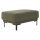 Interliving Sofa Serie 4254 – Polsterhocker jagdgrüner Bezug Mito 156 & schwarze Metallfüße 4.26 – ca. 65 x 95 cm