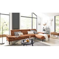 Interliving Sofa Serie 4254 – Ecksofa cognacfarbene...