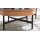 Interliving Couchtisch Serie 6216 - Couchtisch titanfarbene Keramik, Eichefurnier & schwarzer Stahl - Durchmesser ca. 85 cm