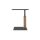 Interliving Couchtisch Serie 6211 - Beistelltisch graues Parsolglas & Wildeiche - ca. 55 x 47 cm