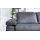 Interliving Sofa Serie 4064 - Ecksofa graphitfarbene Mikrofaser Galero Punto & Fuß W003-01 - Stellfläche ca. 291 x 252 cm