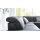 Interliving Sofa Serie 4064 - Ecksofa graphitfarbene Mikrofaser Galero Punto & Fuß W003-01 - Stellfläche ca. 291 x 252 cm