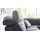 Interliving Sofa Serie 4064 - Ecksofa graphitfarbene Mikrofaser Galero Punto & Fuß W003-01 - Stellfläche ca. 291 x 252 cm
