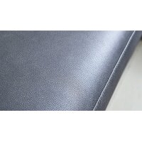 Interliving Sofa Serie 4064 - XXL-Funktionshocker graphitfarbene Mikrofaser Galero Punto & Fuß W003-01 - ca. 130 x 65 cm