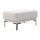 Interliving Sofa Serie 4251 – Polsterhocker platinfarbener Stoffbezug Vaneo 7 & Metallfüße 4.26 – ca. 95 x 65 cm