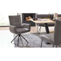 Interliving Esszimmer Serie 5504 - Armlehnstuhl grauer...