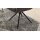 Interliving Esszimmer Serie 5504 - Armlehnstuhl grauer Bezug Concrete DCT 99 & schwarzer Drehfuß S 349