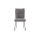 Interliving Esszimmer Serie 5504 - Polsterstuhl grauer Bezug Concrete DCT 99 & schwarzes Kufengestell S 355