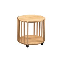 Couchtisch Mats 1 Wildeiche - Durchmesser ca. 50 cm