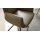 Interliving Esszimmer Serie 5504 - Armlehnstuhl grünes Leder EVI 33 & schwarzer Drehfuß S 349