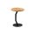Couchtisch Tim 1 Wildeiche & schwarzes Gestell - Durchmesser ca. 35 cm