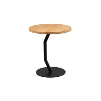 Couchtisch Tim 2 Wildeiche & schwarzes Gestell -...