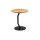 Couchtisch Tim 2 Wildeiche & schwarzes Gestell - Durchmesser ca. 35 cm