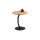 Couchtisch Tim 2 Wildeiche & schwarzes Gestell - Durchmesser ca. 35 cm