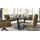 Interliving Esszimmer Serie 5105 – Esstisch betonfarbenes HPL & schwarzes Metall – ca. 160 x 90 cm