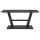 Interliving Esszimmer Serie 5105 – Esstisch betonfarbenes HPL & schwarzes Metall – ca. 160 x 90 cm