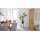 Interliving Wohnzimmer Serie 2024 - Schrank Eiche & Schwarzglas - zwei Türen, zwei Schubladen, Höhe ca. 208 cm