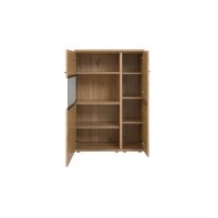 Interliving Wohnzimmer Serie 2110 - Wohnwand Alteiche - fünfteilig, Breite ca. 330 cm