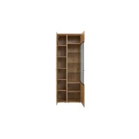 Interliving Wohnzimmer Serie 2110 - Wohnwand Alteiche - fünfteilig, Breite ca. 330 cm