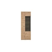 Interliving Wohnzimmer Serie 2110 - Wohnwand Alteiche - fünfteilig, Breite ca. 330 cm