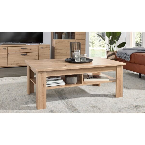 Interliving Wohnzimmer Serie 2110 - Couchtisch Alteiche - ca. 120 x 70 cm