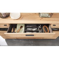 Interliving Wohnzimmer Serie 2110 - Sideboard Alteiche - zwei Türen, vier Schubladen, Breite ca. 180 cm
