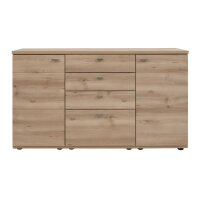 Interliving Wohnzimmer Serie 2110 - Sideboard Naturbuche - zwei Türen, vier Schubladen, Breite ca. 150 cm