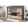 Interliving Wohnzimmer Serie 2110 - Wohnwand Alteiche - fünfteilig, Breite ca. 345 cm