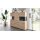 Interliving Wohnzimmer Serie 2110 - Highboard Naturbuche - drei Türen, drei Schubladen, Breite ca. 180 cm