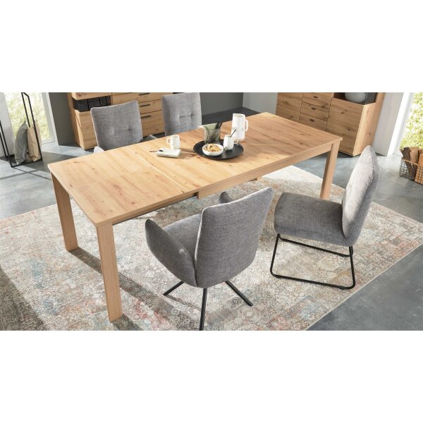 Interliving Wohnzimmer Serie 2110 - Auszugtisch Alteiche - ca. 160 - 220 x 90 cm