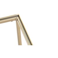 Beistelltisch goldfarbenes Metall - Breite ca. 60 cm