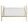 Beistelltisch goldfarbenes Metall - Breite ca. 60 cm