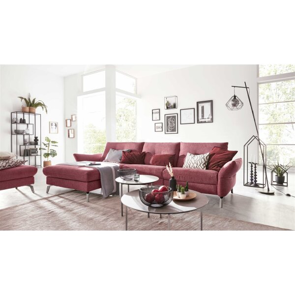 Interliving Sofa Serie 4400 - Ecksofa pastellvioletter Bezug GCP 8 - Stellfläche ca. 167 x 296 cm